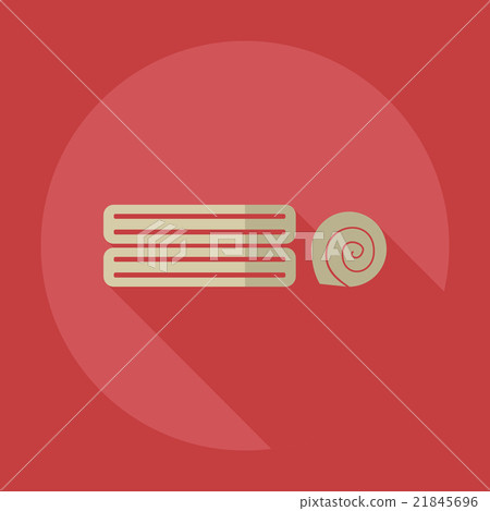 Flat modern design with shadow icons towel 21845696
