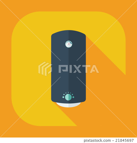 Flat modern design with shadow icons boiler Flat modern design with shadow icons boiler 21845697