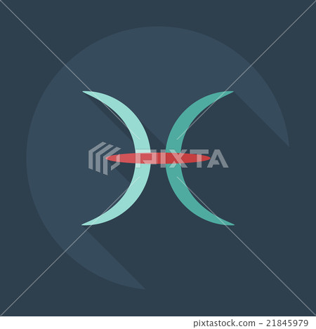 Flat modern design with shadow icons fish Flat modern design with shadow icons fish 21845979