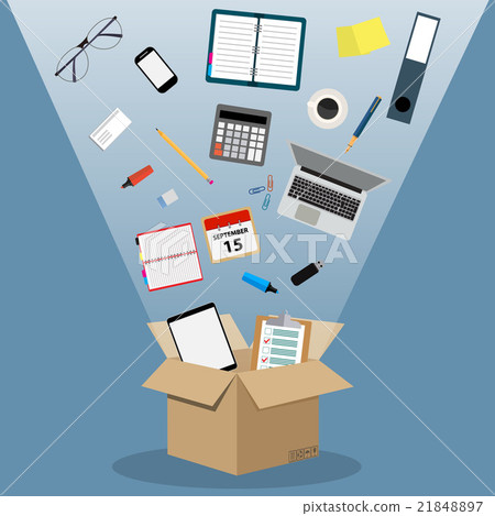 Concept of moving into a new office,  21848897