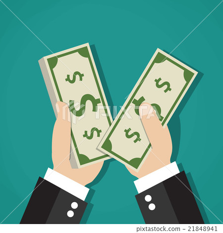 businessman counting cash money 21848941