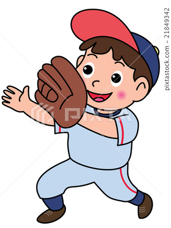 Boy baseball defense 21849342