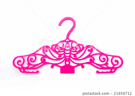 Pink of vintage plastic hanger clothes Pink of vintage plastic hanger clothes 21850712