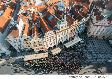 Cityscape of Prague, Czech Republic. View from Cityscape of Prague, Czech Republic. View from 21850762