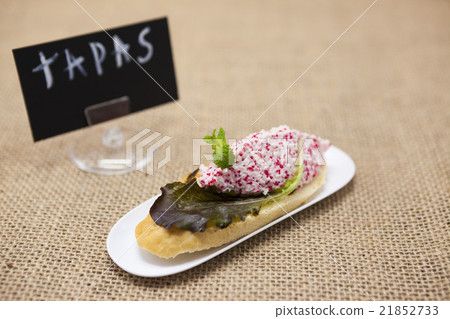 TAPAS poster  Delicious Spanish tapas with crab 21852733