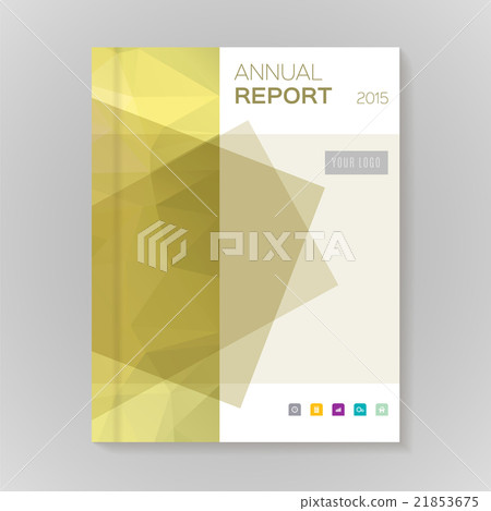 Annual Report Cover vector illustration 21853675