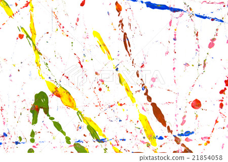 Colored paint splash, isolated on white background Colored paint splash, isolated on white background 21854058
