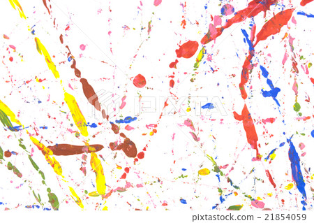 Colored paint splash, isolated on white background Colored paint splash, isolated on white background 21854059