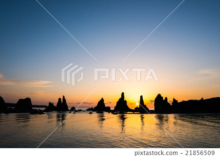 Hashima-iwa的黎明（和歌山縣的風景） 21856509
