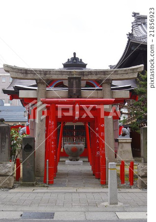 Shinshu Matsumoto Georinji Shrine神社學院（Kasamori）Inari神社牌坊縱向疾病祈禱癒合大狐狸 21856923