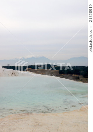 Turkish world heritage Pamukkale's lime shelf Turkish world heritage Pamukkale's lime shelf 21858919