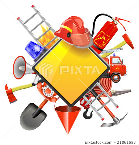 Vector Fire Prevention Signboard 21861688