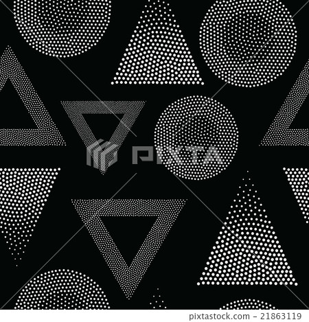 Vector geometric seamless pattern - Stock Illustration [21863119] - PIXTA