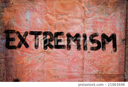 Stop Extremism Concept Stop Extremism Concept 21863696