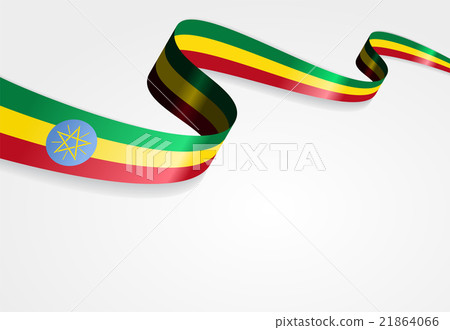 Ethiopian flag background. Vector illustration. 21864066