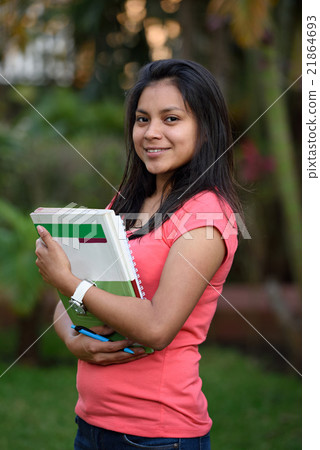girl with books in hands girl with books in hands 21864693