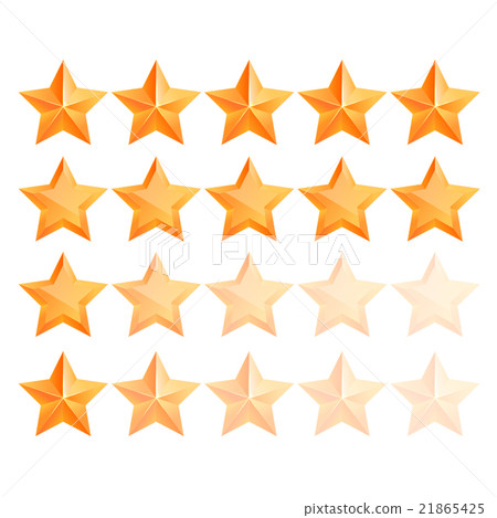 Golden 3d star premium Set. The best reward 21865425