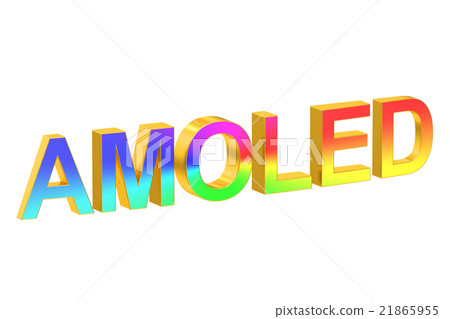 AMOLED concept, 3D rendering - Stock Illustration [21865955] - PIXTA