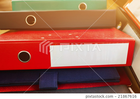 Copy space pile up document file or binder  21867616