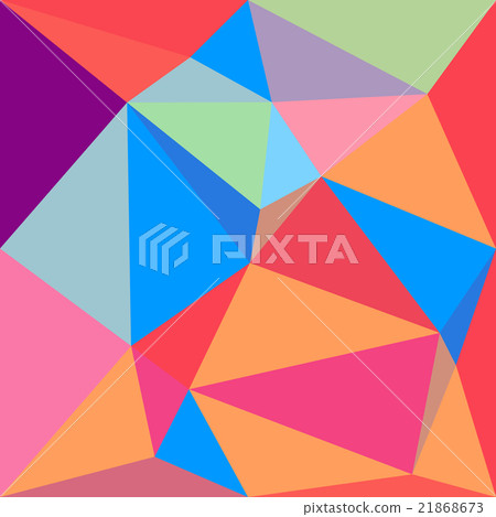 Vivid color polygonal background Vivid color polygonal background 21868673