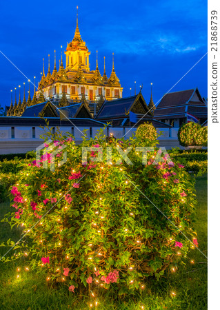 Metallic castle left only in Bangkok 21868739