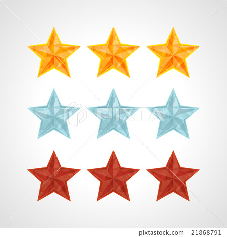Star Rating Template Vector 21868791