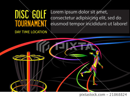 Disc golf or Frolf sports banner Disc golf or Frolf sports banner 21868824