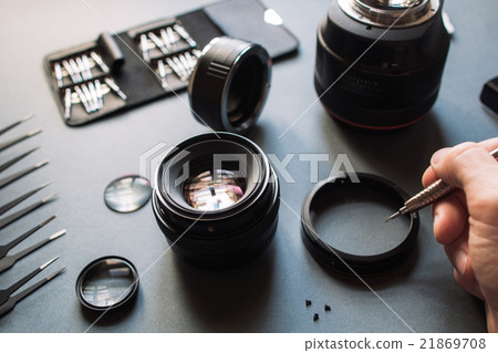 Photo camera lens repair and maintenance set Photo camera lens repair and maintenance set 21869708