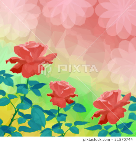 Holiday Background with Flower Rose 21870744
