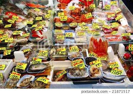 老式魚店的店面 老式魚店的店面 21871517