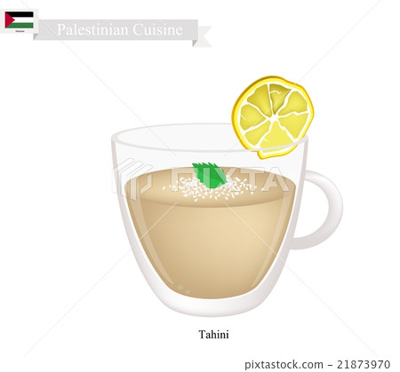 Tahini or Palestinian Sesame Paste Made Tahini or Palestinian Sesame Paste Made 21873970