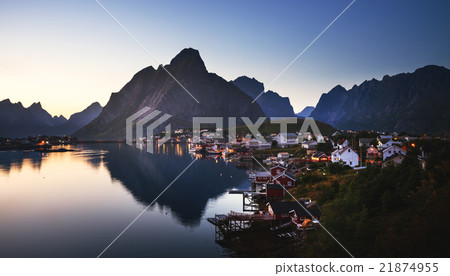 Reine Village, Lofoten Islands, Norway Reine Village, Lofoten Islands, Norway 21874955