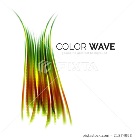 Abstract color wave design element Abstract color wave design element 21874998
