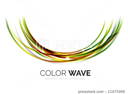 Abstract color wave design element Abstract color wave design element 21875000