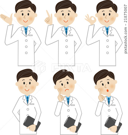 Male variations of white coat Male variations of white coat 21875007