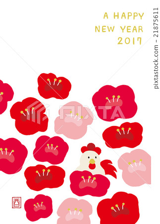 新年卡2017李子和鳥 21875611