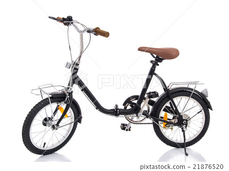 folding bike isolated on a white background folding bike isolated on a white background 21876520