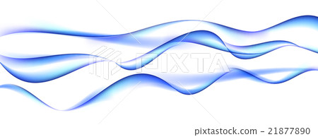 Abstract Wave on White Background. Vector - Stock Illustration ...