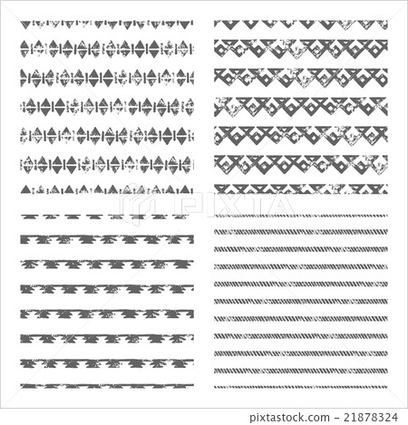 Collection of grunge patterns - Stock Illustration [21878324] - PIXTA