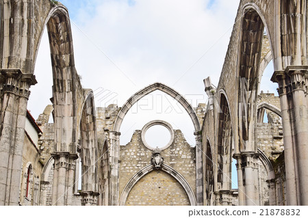 Igreja do Carmo in Lisbon in  Portugal, EU 21878832
