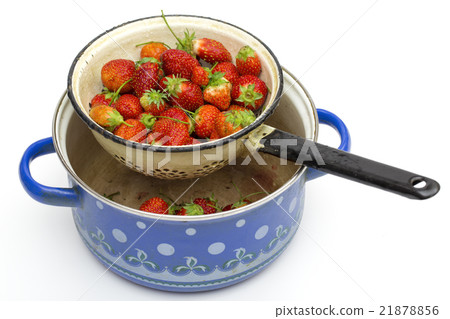 strawberries on the white background 21878856