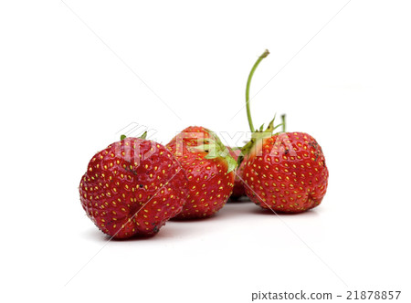 strawberries on the white background strawberries on the white background 21878857