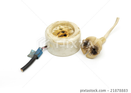 socket on the white background 21878883