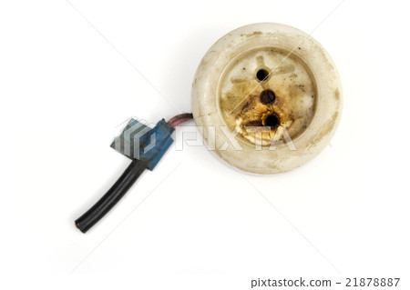 socket on the white background 21878887