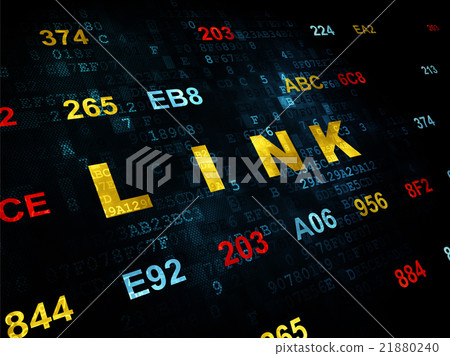 Web development concept: Link on Digital - Stock Illustration [21880240 ...