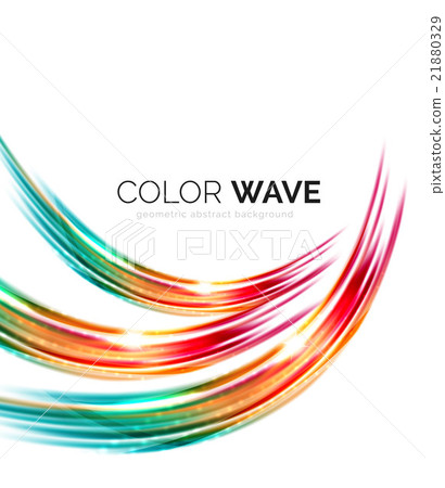 Blurred vector wave design elements 21880329
