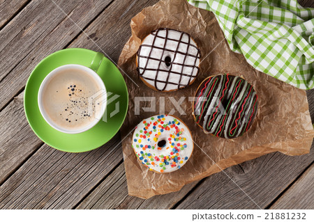 Donuts and coffee Donuts and coffee 21881232
