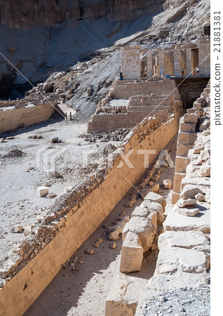 Hatchepsut Temple ruins. Luxor. Egypt Hatchepsut Temple ruins. Luxor. Egypt 21881381