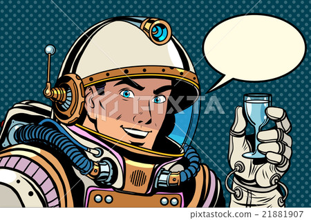 Cosmonaut toast celebration 21881907