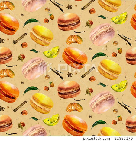 Watercolor macaron seamless pattern Watercolor macaron seamless pattern 21883179